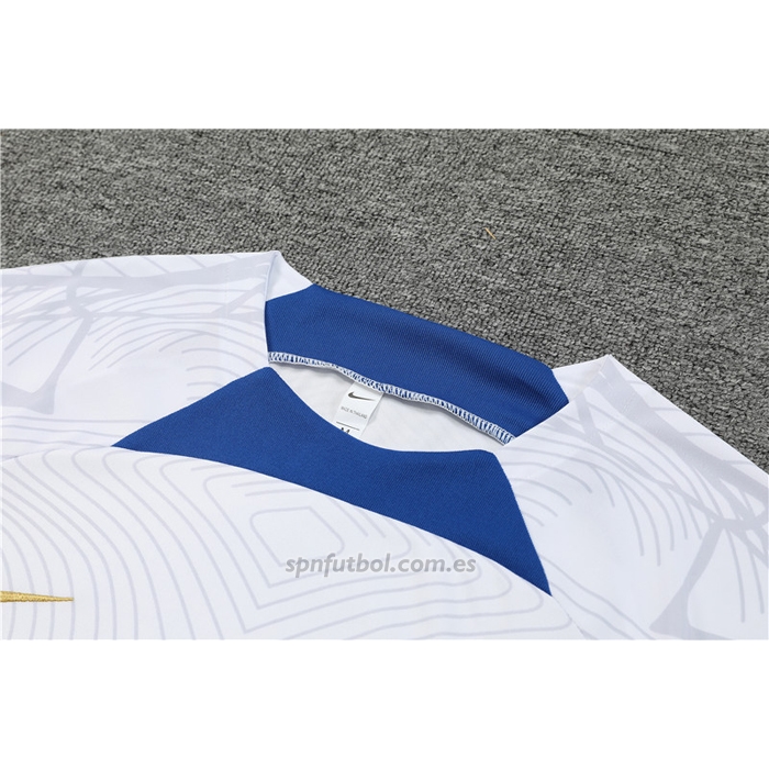 Chandal del Francia Manga Corta 2022-2023 Blanco - Pantalon Corto
